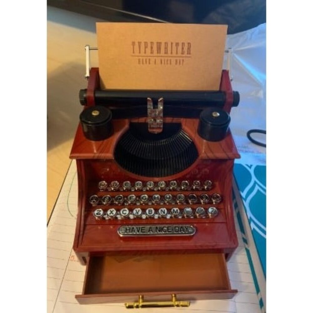 New Vintage Typewriter Music Box for Home/Office/Study Room Décor Decoration